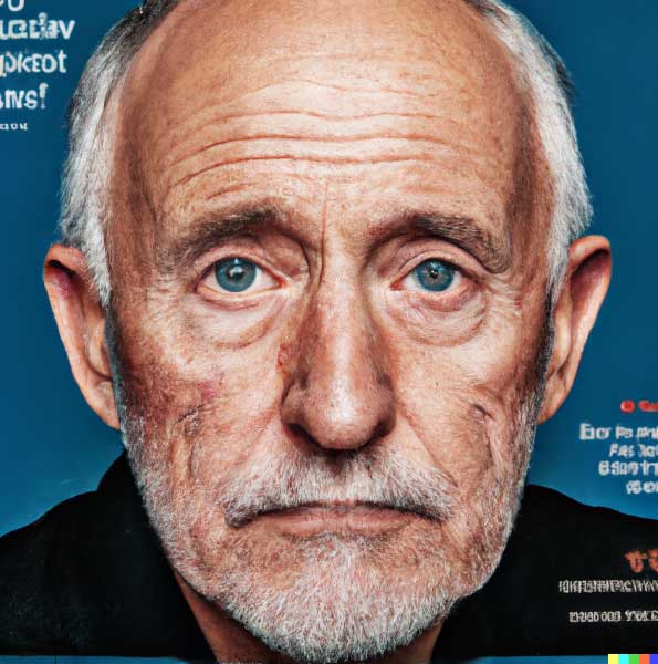 Time Magazine's 2050 Person of the Year Photo by Martin Schoeller. - Dall-E AI