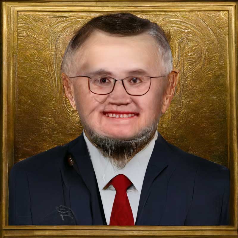 Official Photo of the Senate Majority leader of the year 2024 - Midjourney