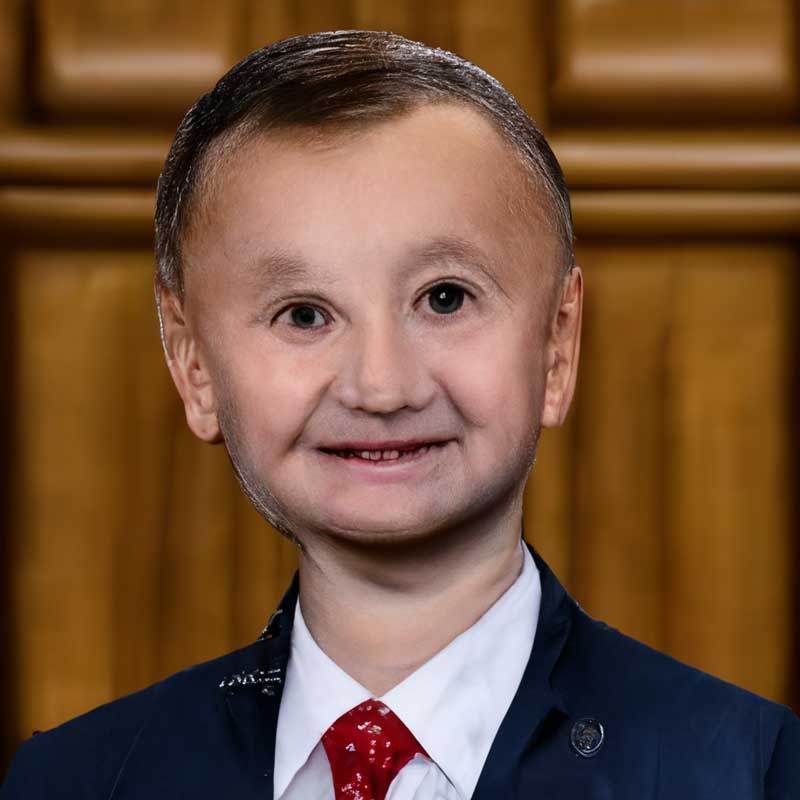 Official Photo of the Senate Minority leader of the year 2024 - Midjourney