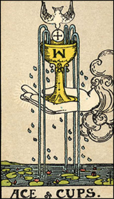 The Ace of Cups Tarot Card
