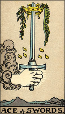 The Ace of Swords Tarot Card