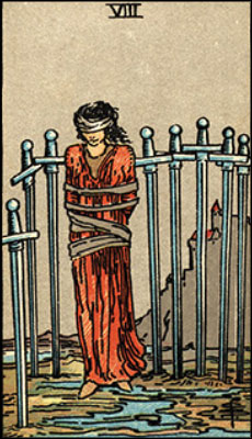 Eight of Swords Tarot Card