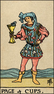 Minor Arcana The Page of Cups Tarot Card