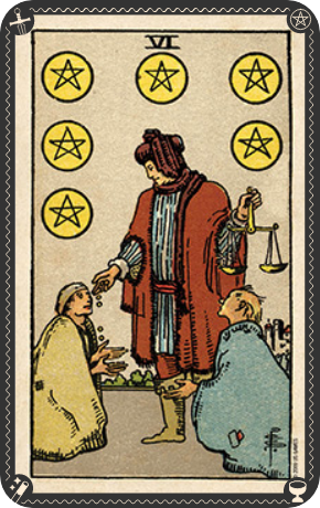 minor pentacles 6