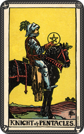 minor pentacles knight