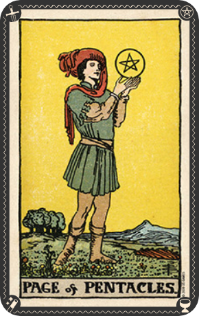 minor pentacles page