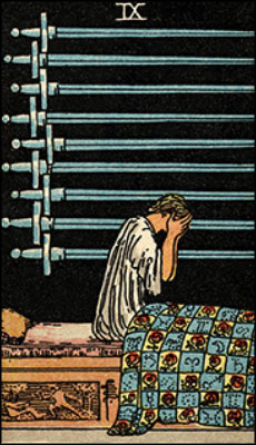 Minor Arcana The Nine of Swords Tarot Card