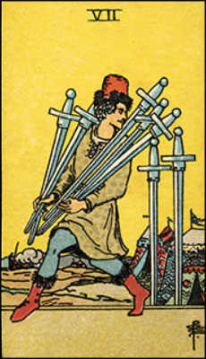 Minor Arcana The Seven of Swords Tarot Card