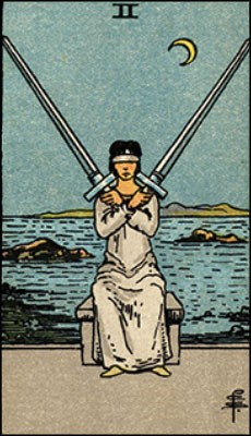 Minor Arcana The Two of Swords Tarot Card
