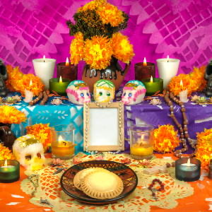 Creating an altar at home allows you to celebrate and honor the lives of departed loved ones.
