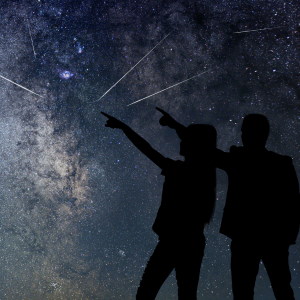 Head to a dark spot for the best chance at seeing a meteor shower clearly.
