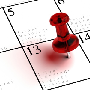 You might consider marking Friday the 13th for lucky reasons once you learn more about the day.
