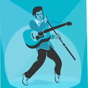 Elvis has NOT left the building...
