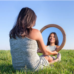One way you can use healing affirmations is by repeating them in front of a mirror.