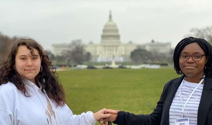 April and Suzan in Washington DC