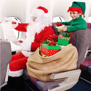 Flying on Christmas... sometime's it's just necessary!
