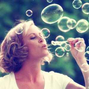 Repeat "What I Desire I Can Acquire" to help you bust out of belief bubble.
