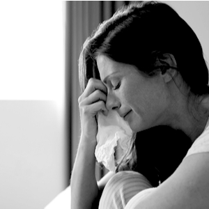 Experience a good cry, don't suppress your feelings.