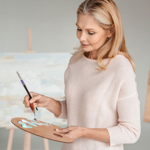 The universal language of art can be very healing.
