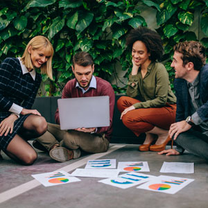 Try holding a meeting outside to help clear negative energy at work.
