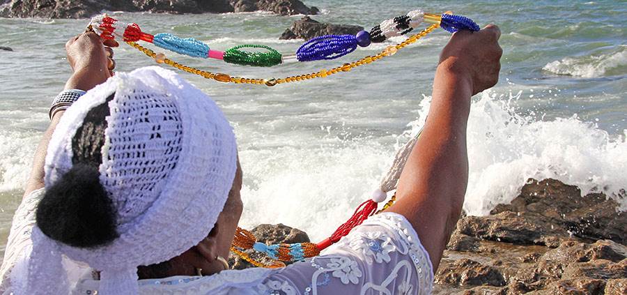 Yoruba Priestess by the Sea