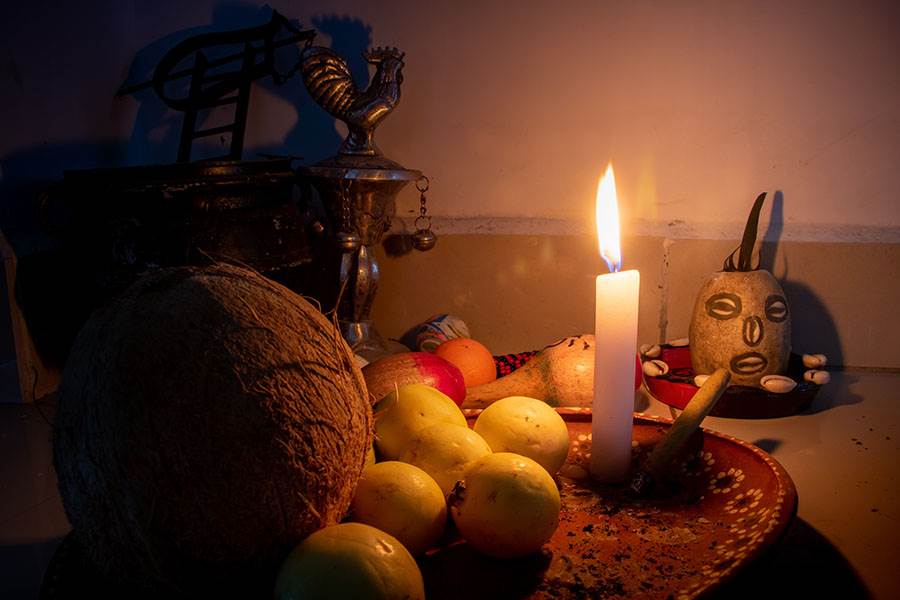 Yoruba altar