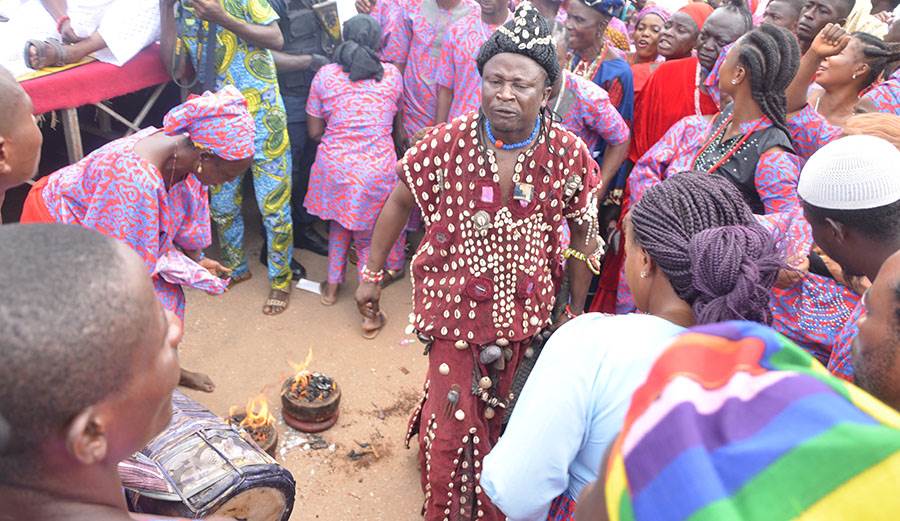 Priest of Orisha Sango