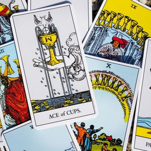 The Ace of Cups Tarot card is used to manifest love.
