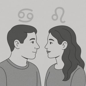 Cancer Man & Leo Woman: When the Moon Falls for the Sun