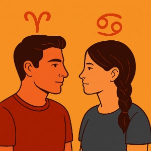 Aries Man & Cancer Woman: When Fire Meets Water in Love