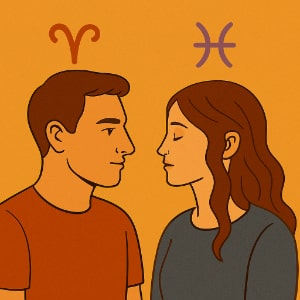 Aries Man & Pisces Woman: When Fire Meets Water in Love