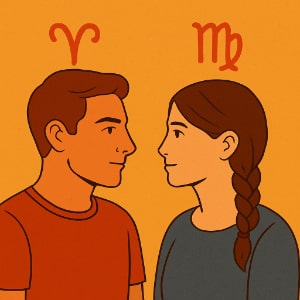Aries Man & Virgo Woman: When Fire Meets Earth in Love
