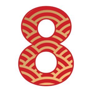 Why is 8 considered the luckiest of all number in Chinese Numerology?
