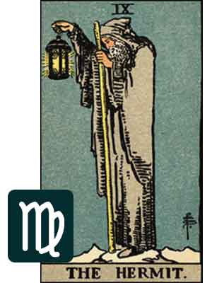 Virgo Tarot Card: The Hermit