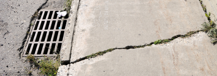 Bad Luck Sidewalk Crack