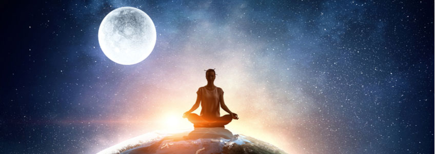 Meditation Earth and Moon